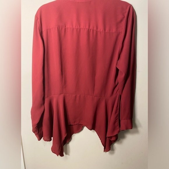 Ashley Stewart wine colored women’s blouse | size 14/16 - Picture 2 of 5